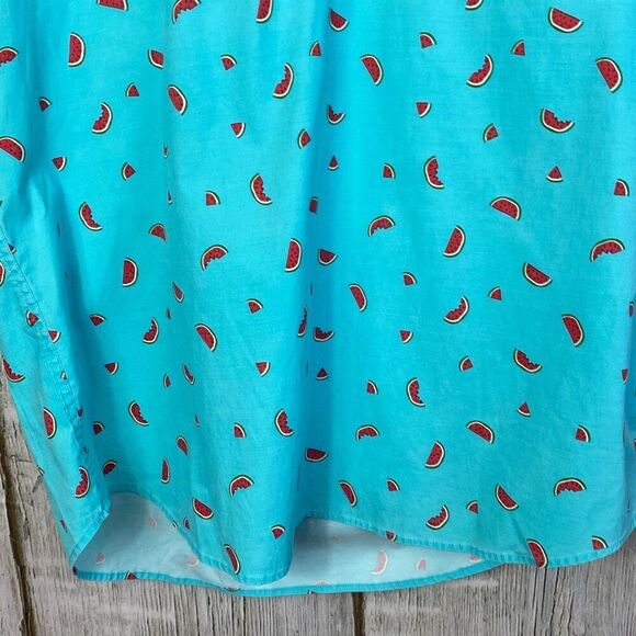 Chubbies Watermelon Print Button Front Stretch Pocket Shirt Size Large Summer - Picture 3 of 10